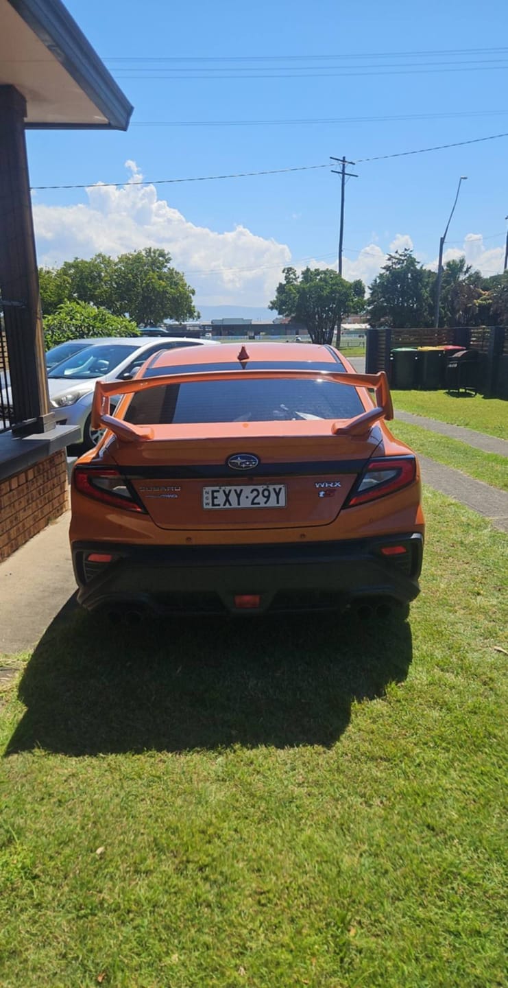 Customer photo review of STI Style Trunk Spoiler for Subaru WRX VB Sedan 2022+