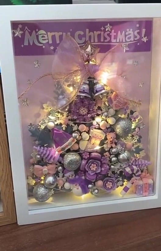Customer photo review of Purple Christmas Tree Photo Frame(set 1963)