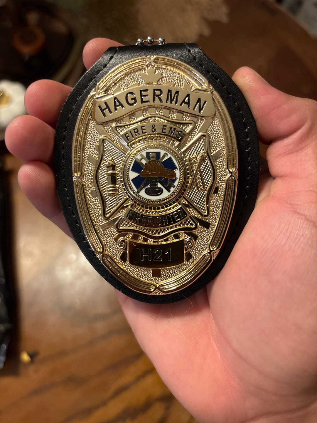Customer photo review of Customizable Badge BA53