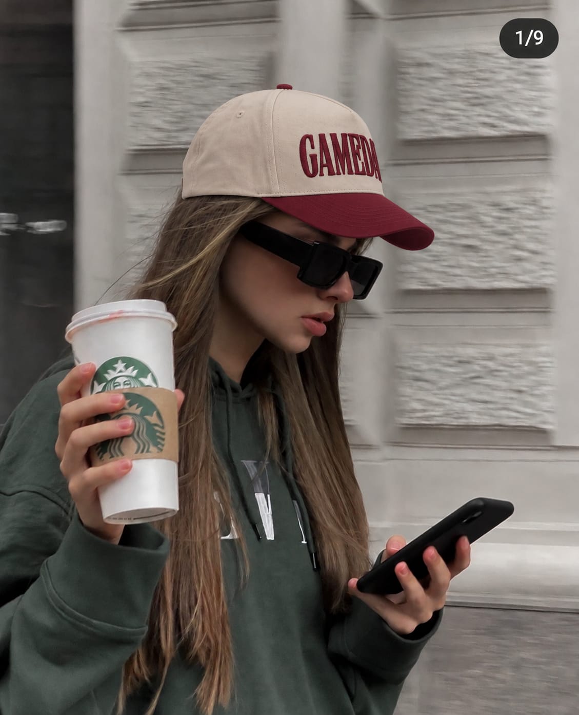 Customer photo review of Custom Embroidered Gameday Snapback Hat – Football Mom Team Cap