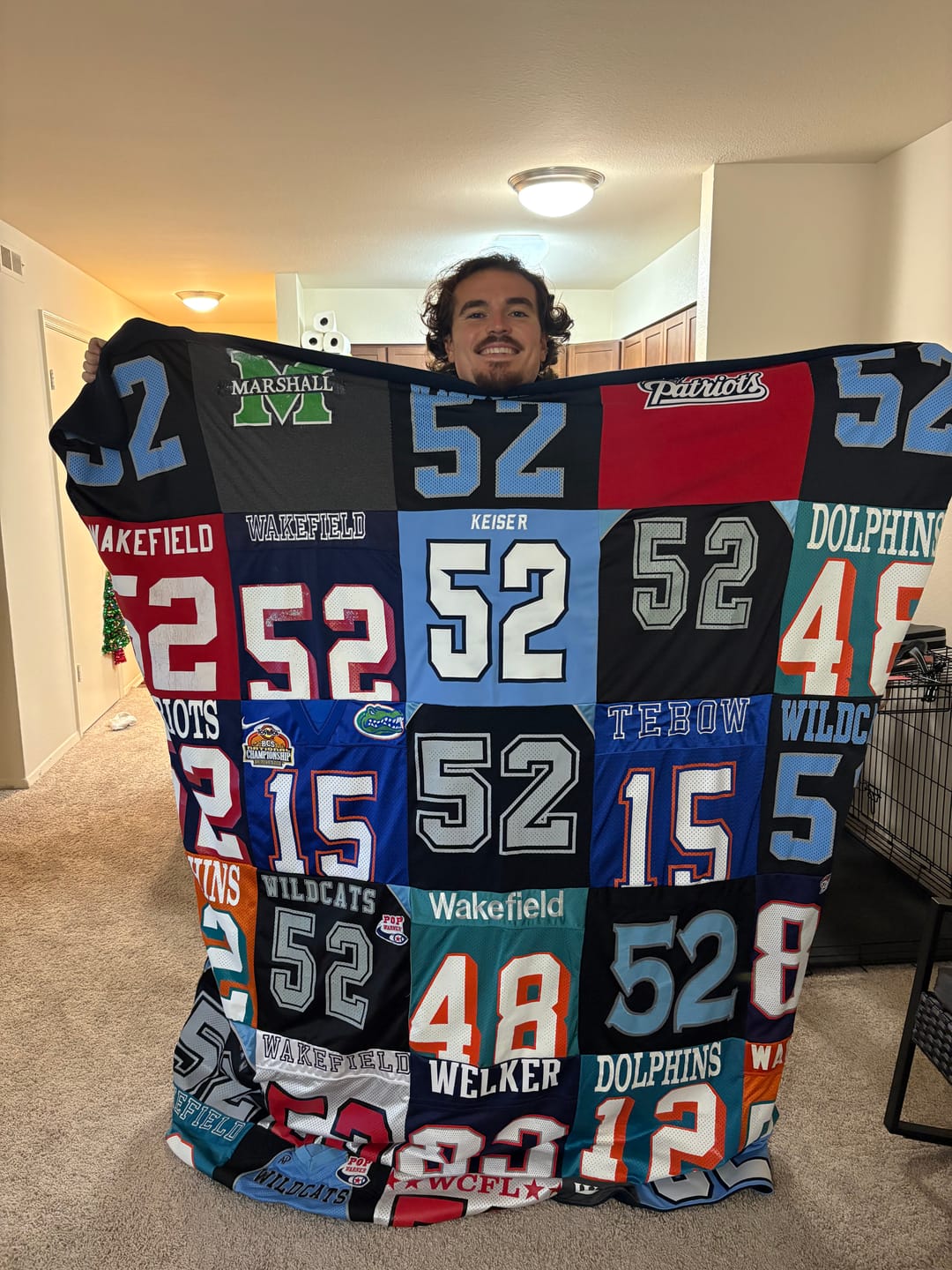 Customer photo review of Project Repat T-Shirt Quilt