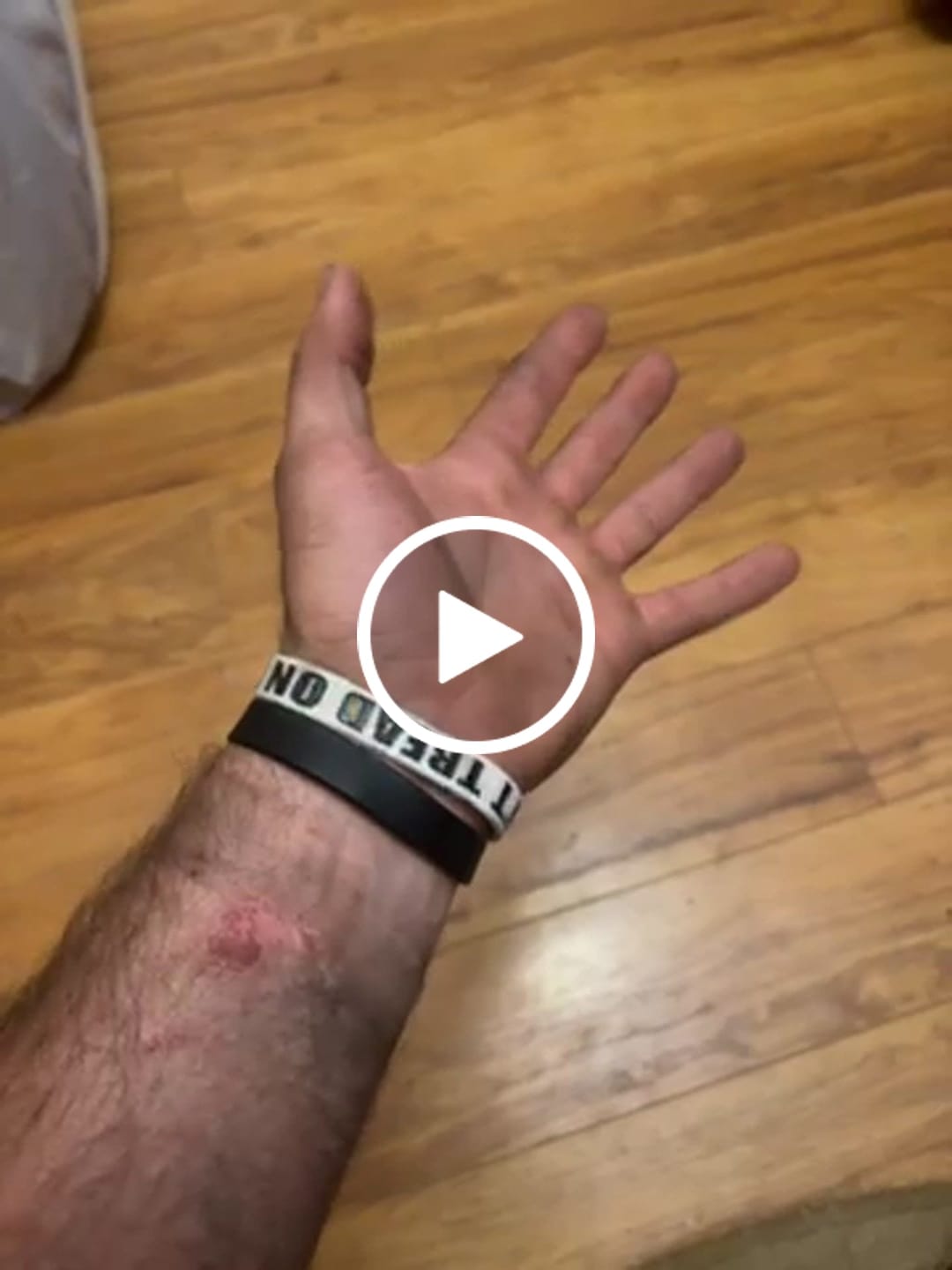 Customer video review of Jesus Is The Answer Wristband
