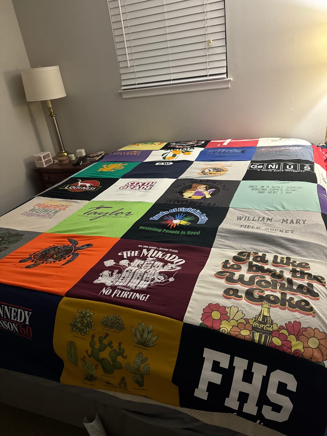Customer photo review of Project Repat T-Shirt Quilt