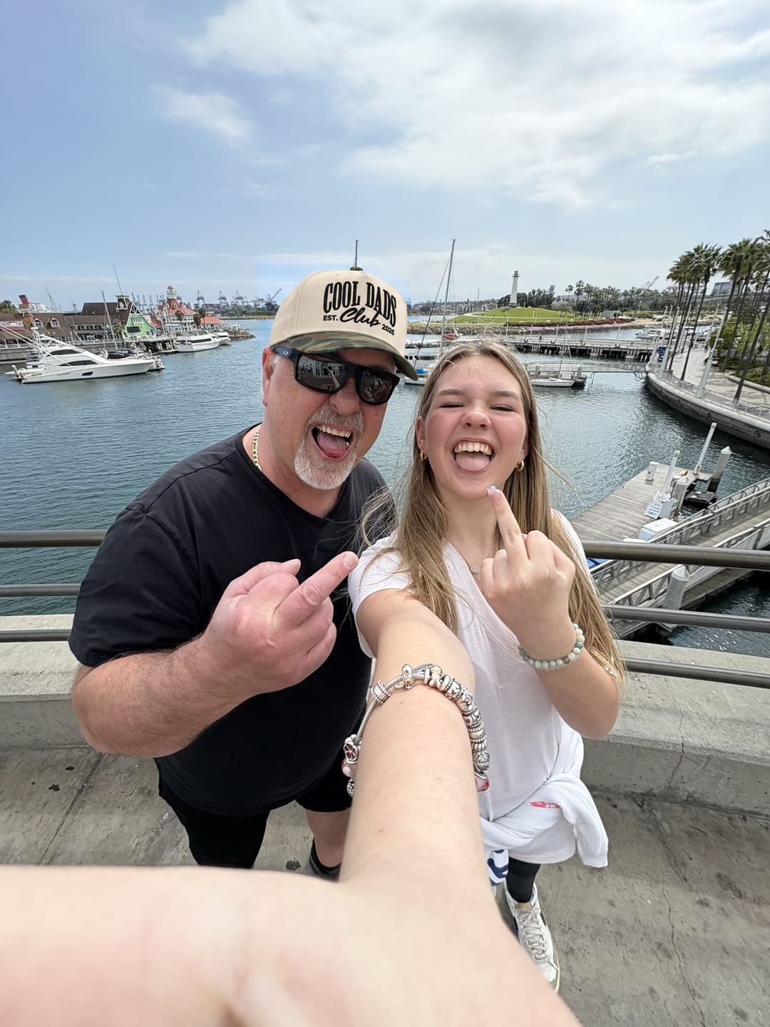 Customer photo review of Custom Cool Dads Club Est Snapback Hat – Embroidered Baseball Cap for Dad