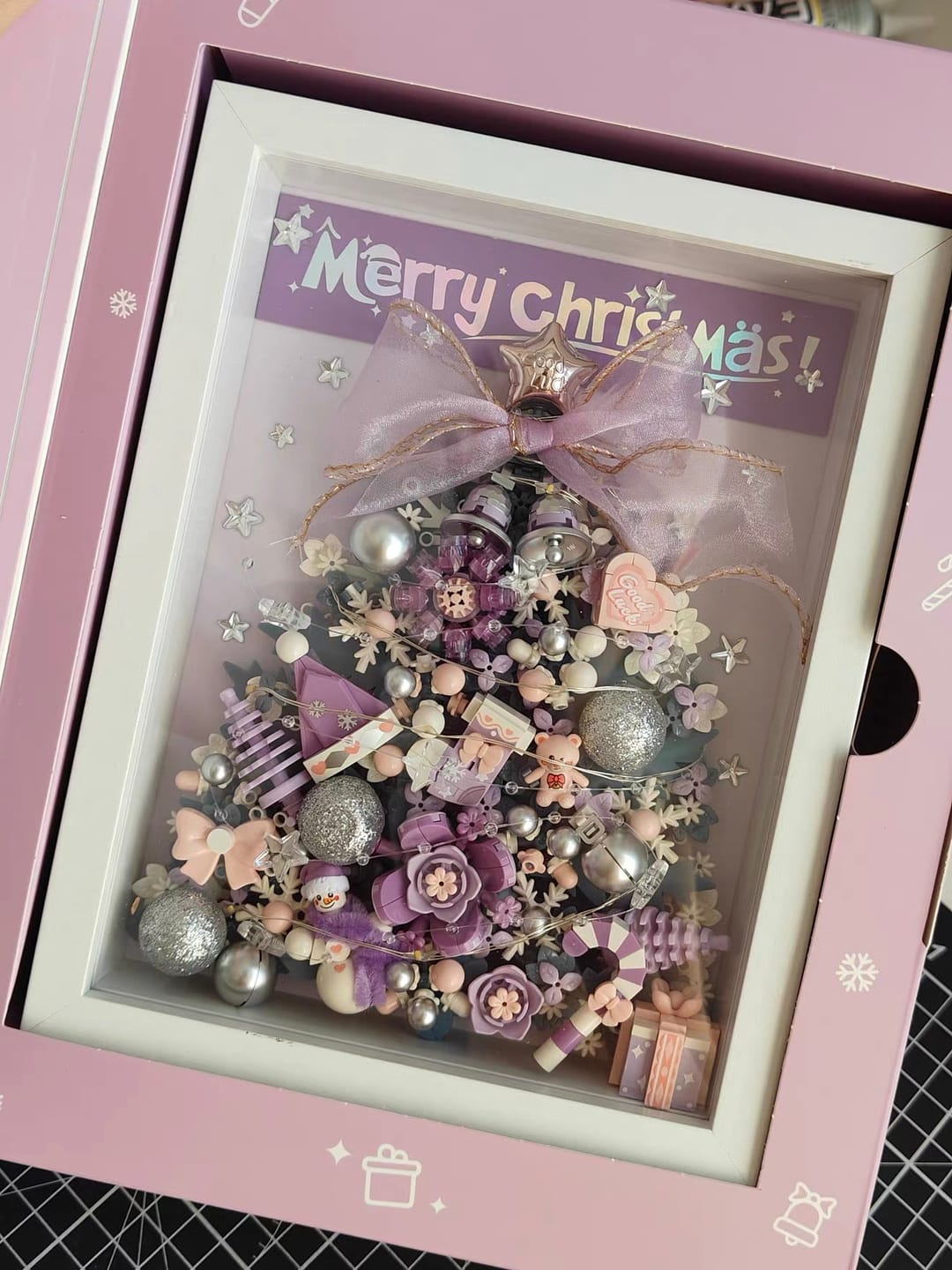 Customer photo review of Purple Christmas Tree Photo Frame(set 1963)