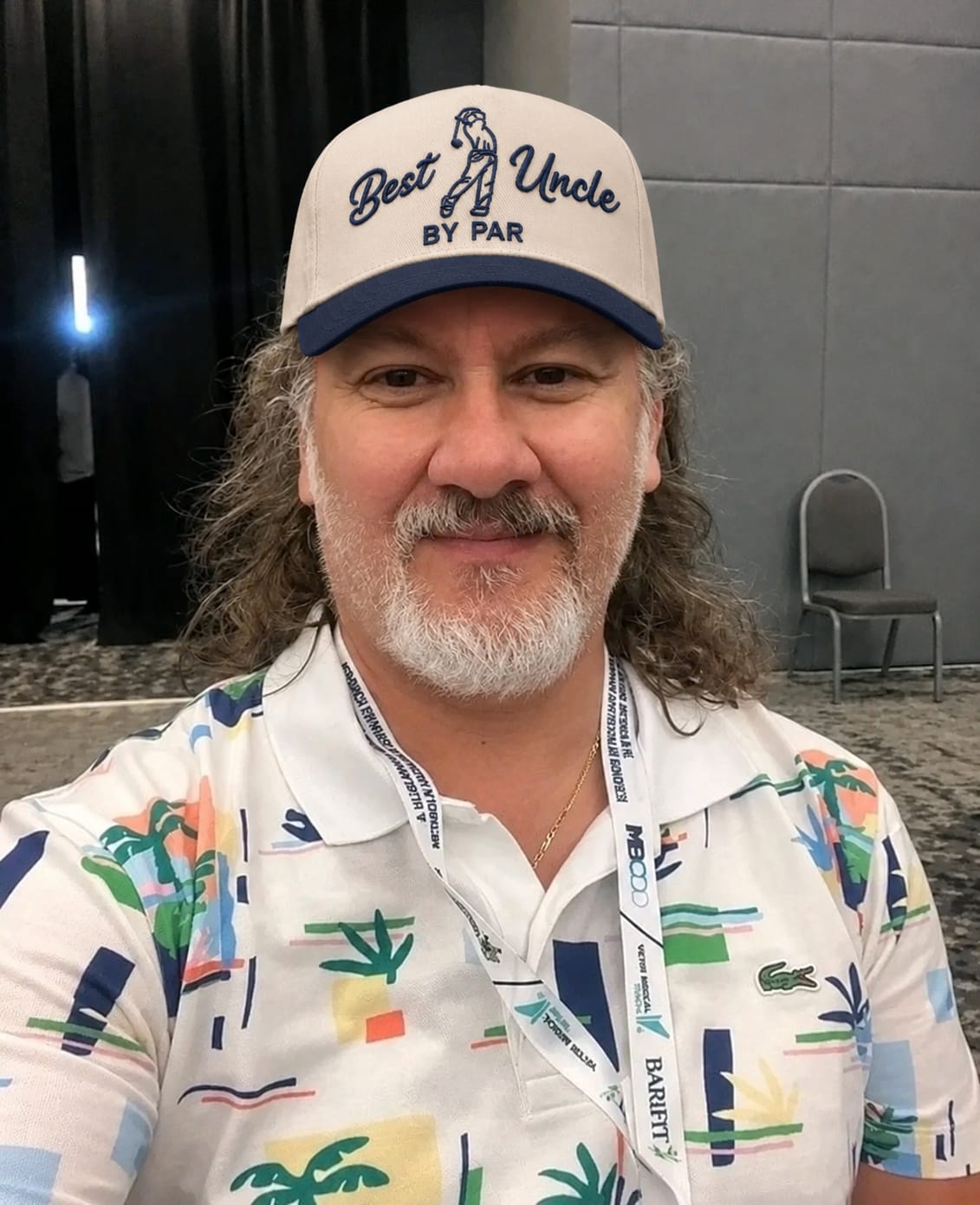 Customer photo review of Custom Best Uncle By Par Embroidered Snapback Hat – Funny Uncle Golf Gift