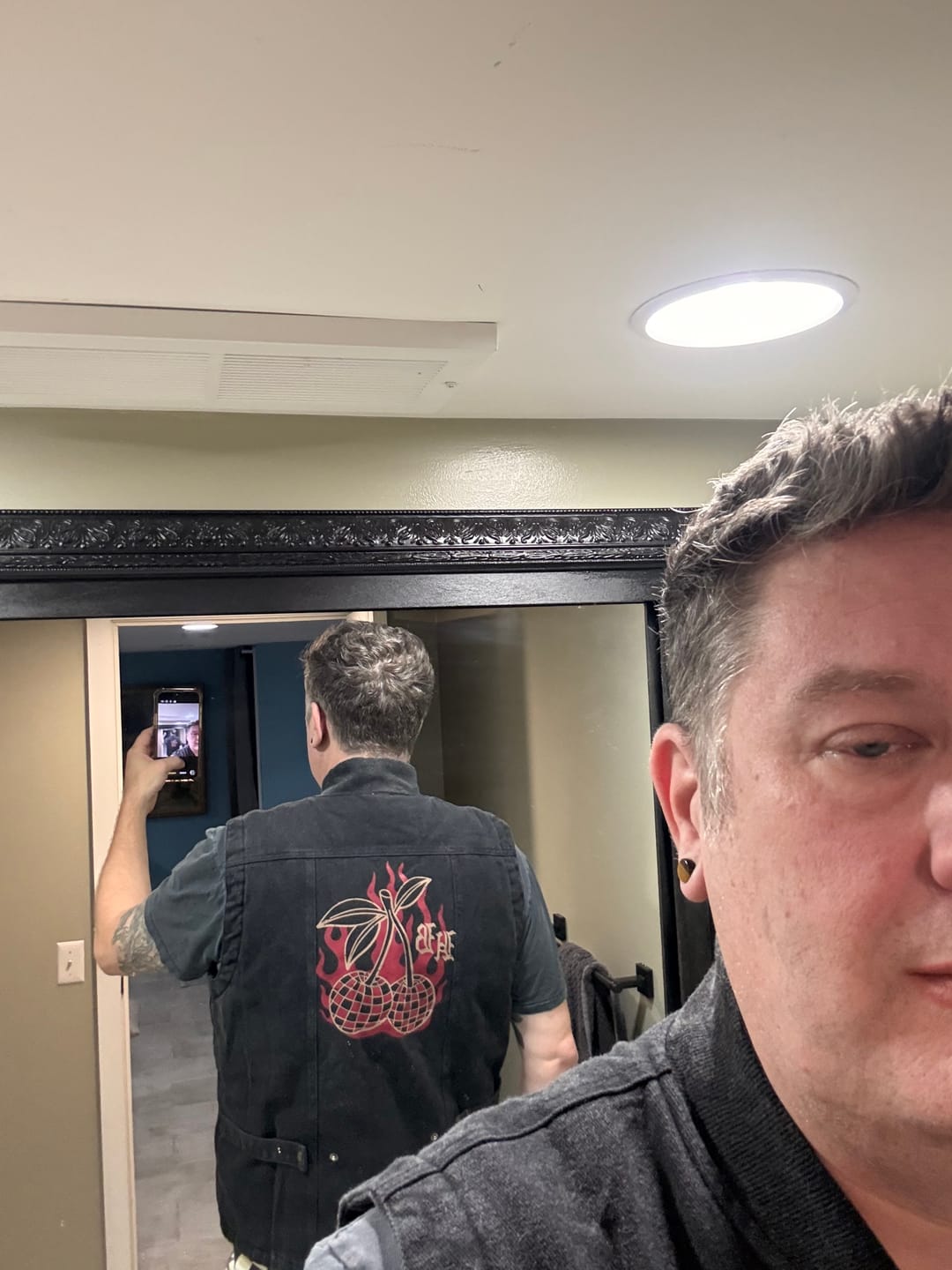 Customer photo review of Cherry Bomb Work Vest