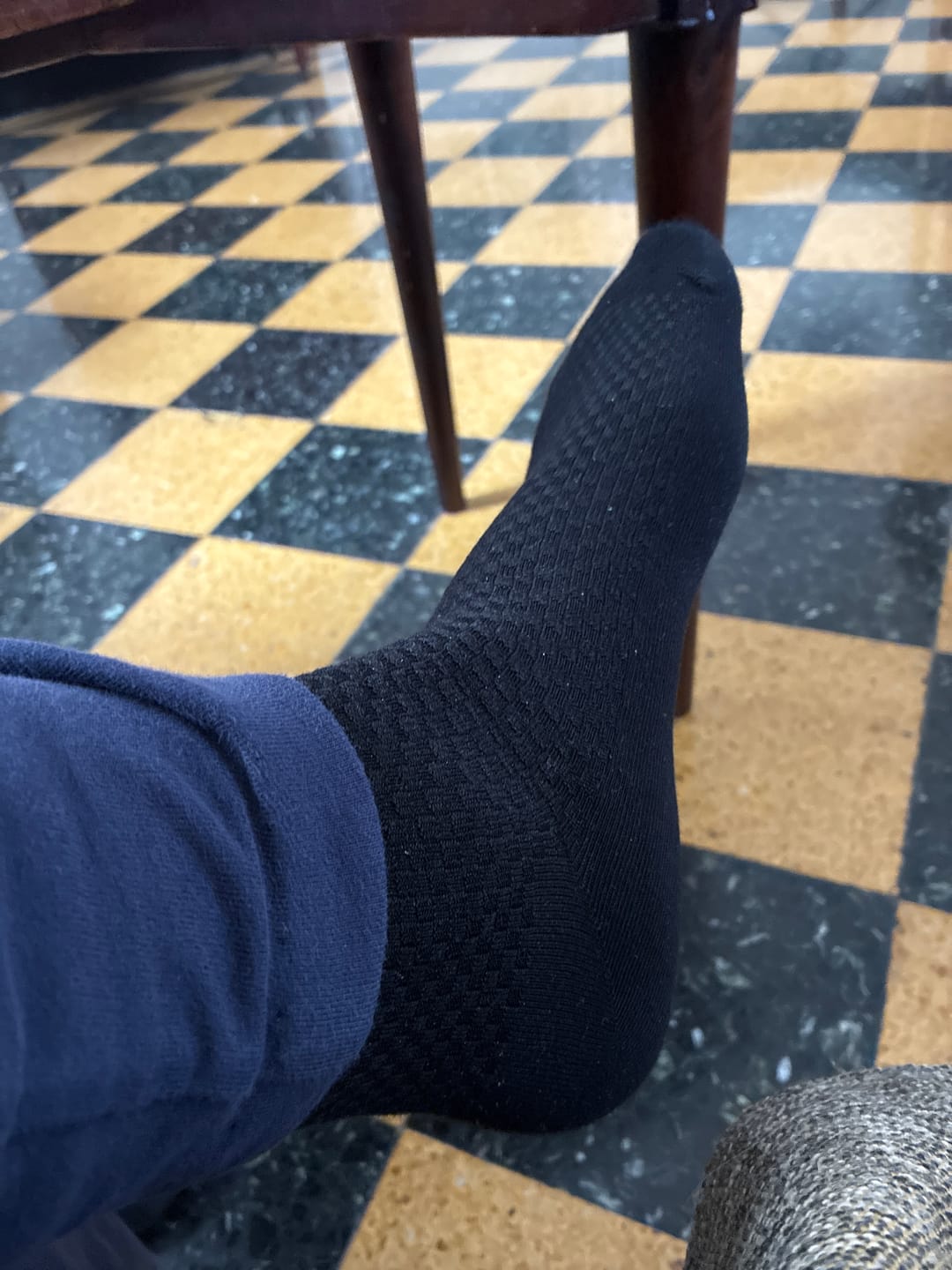 Customer photo review of Medias Fibra de Bambu