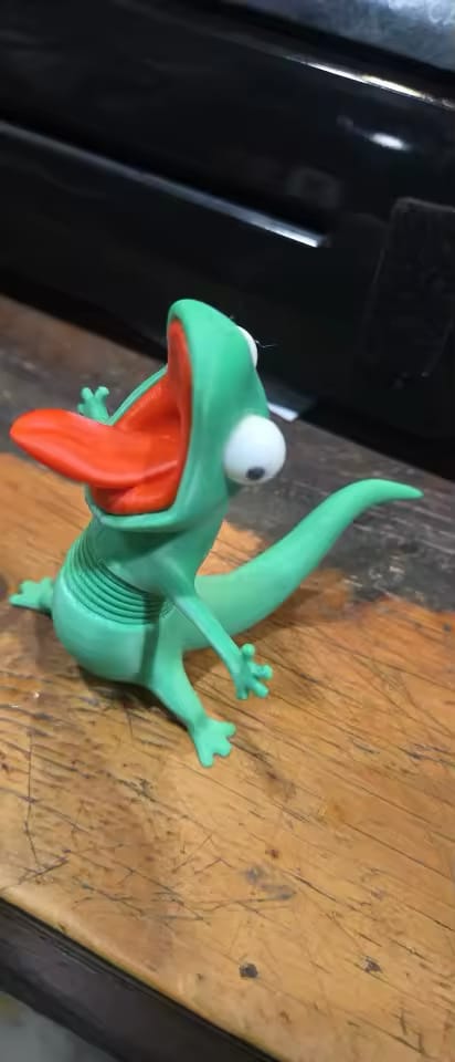 Customer photo review of Bouncing Gecko Ornament