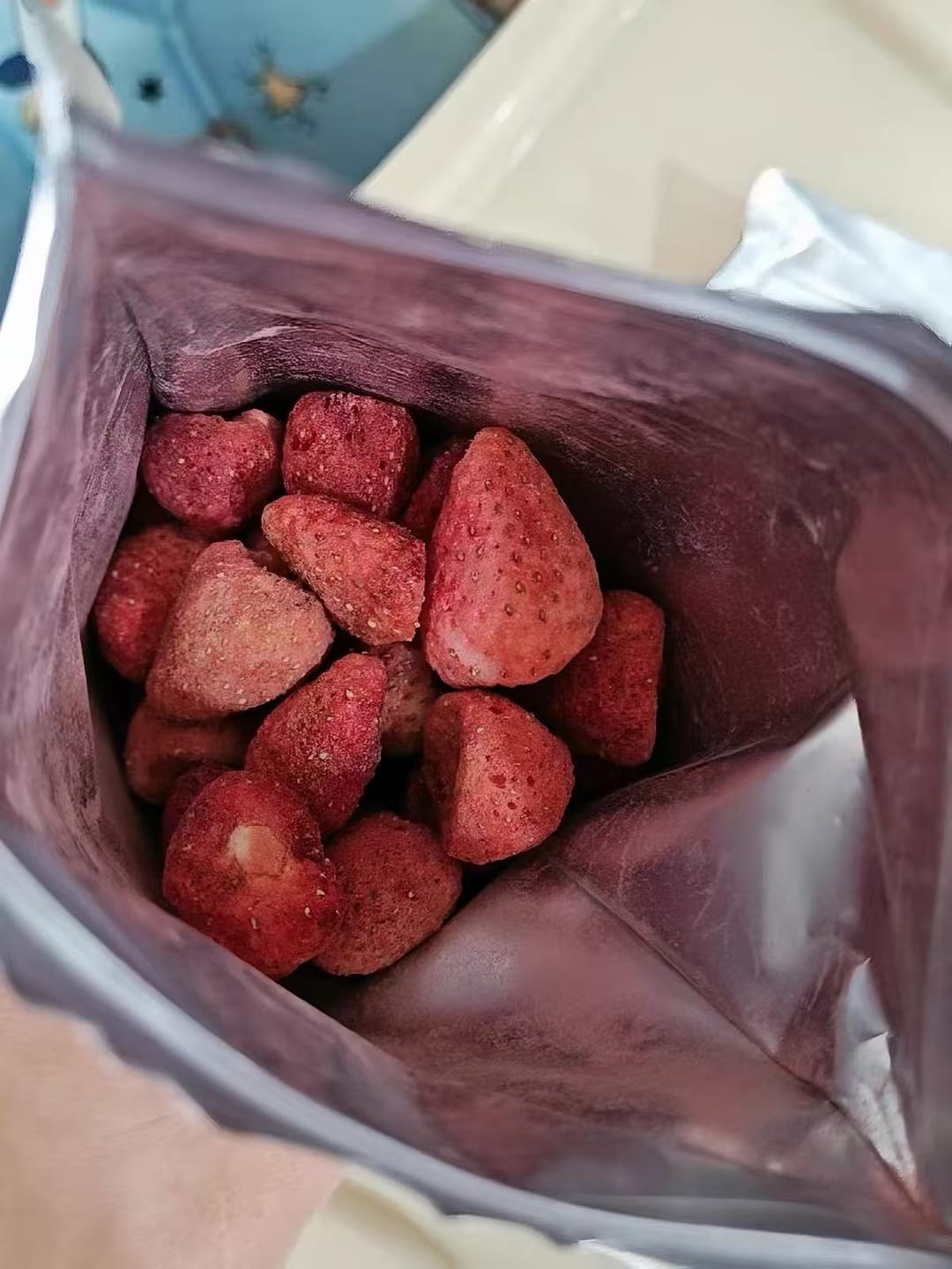 Customer photo review of Freeze Dried Strawberries - 100% Natural