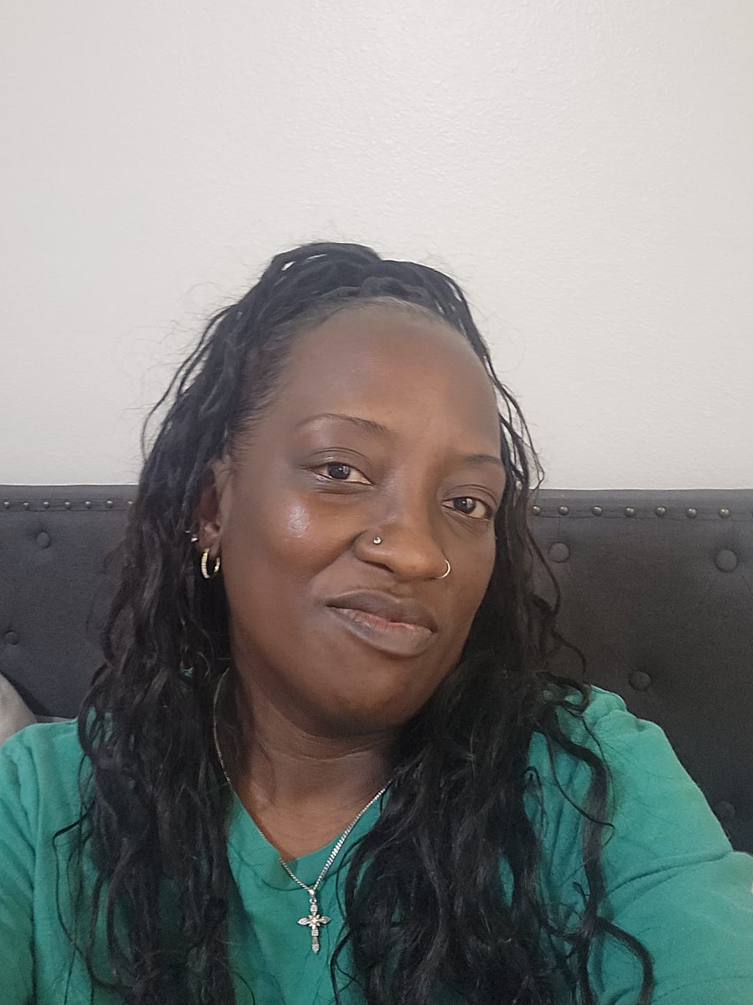 Customer photo review of Pre-looped Crochet Boho Locs with Body Wave Virgin Human Hair Curls
