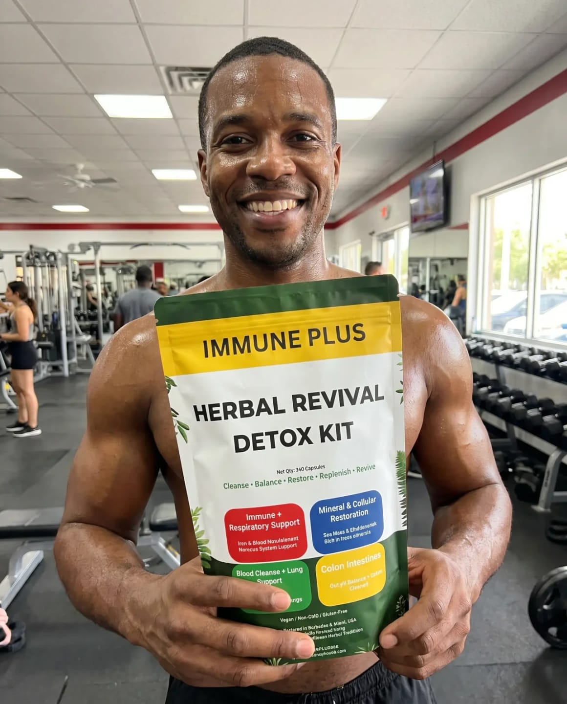 Customer photo review of Immune Plus Herbal Revival Kit | 4-Pack Wildcrafted Capsule Blend