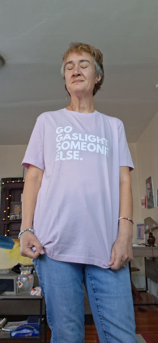Customer photo review of Gaslight Unisex T-Shirt