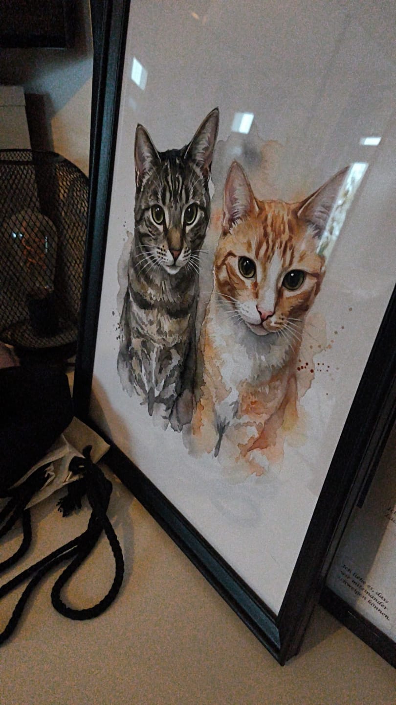 Customer photo review of Euer Foto als Aquarell-Kunstwerk