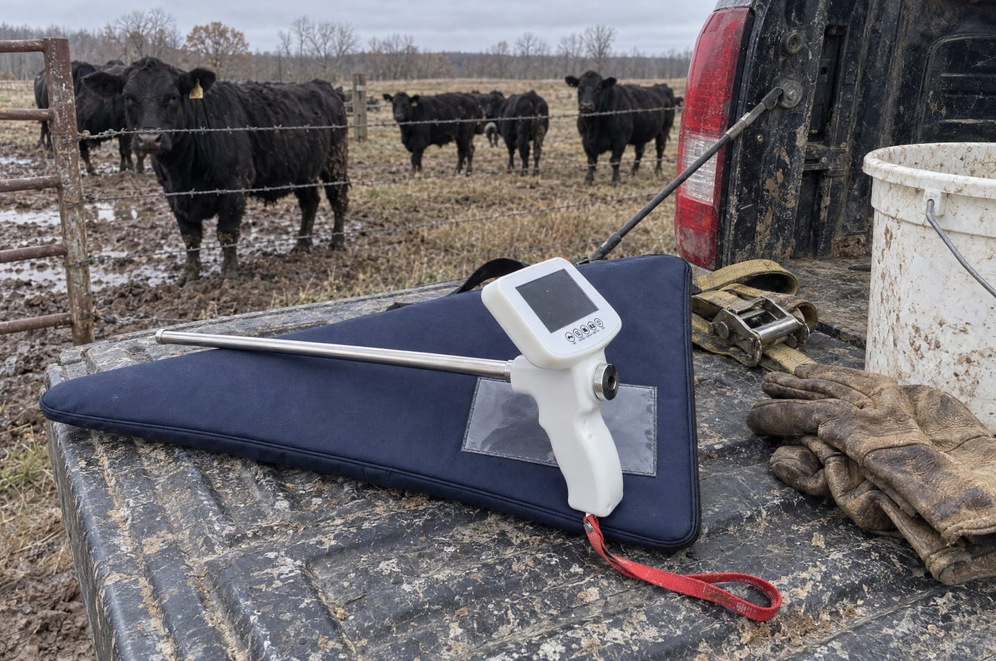 Customer photo review of Kiba Scope Cattle Camera Insemination Gun