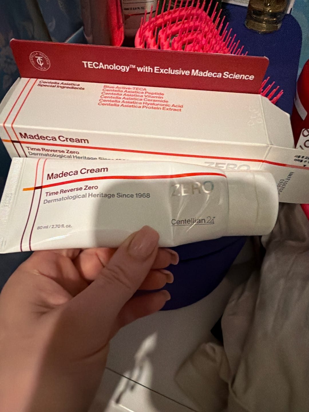 Customer photo review of Viegls mitrinošs sejas krēms Centellian24 Madeca Cream Time Reverse Zero
