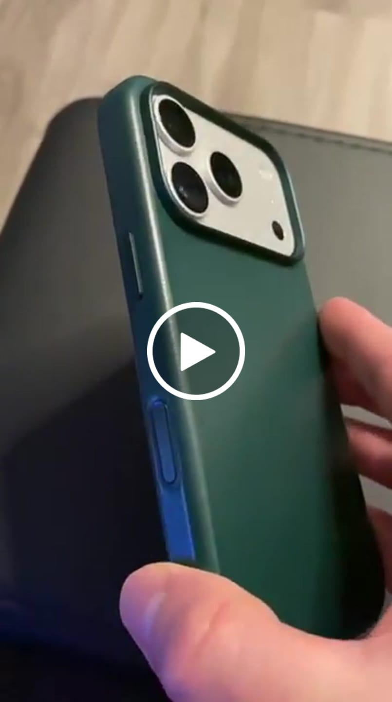 Customer video review of iPhone 18 Pro Leather Case - MagSafe - Racing Green