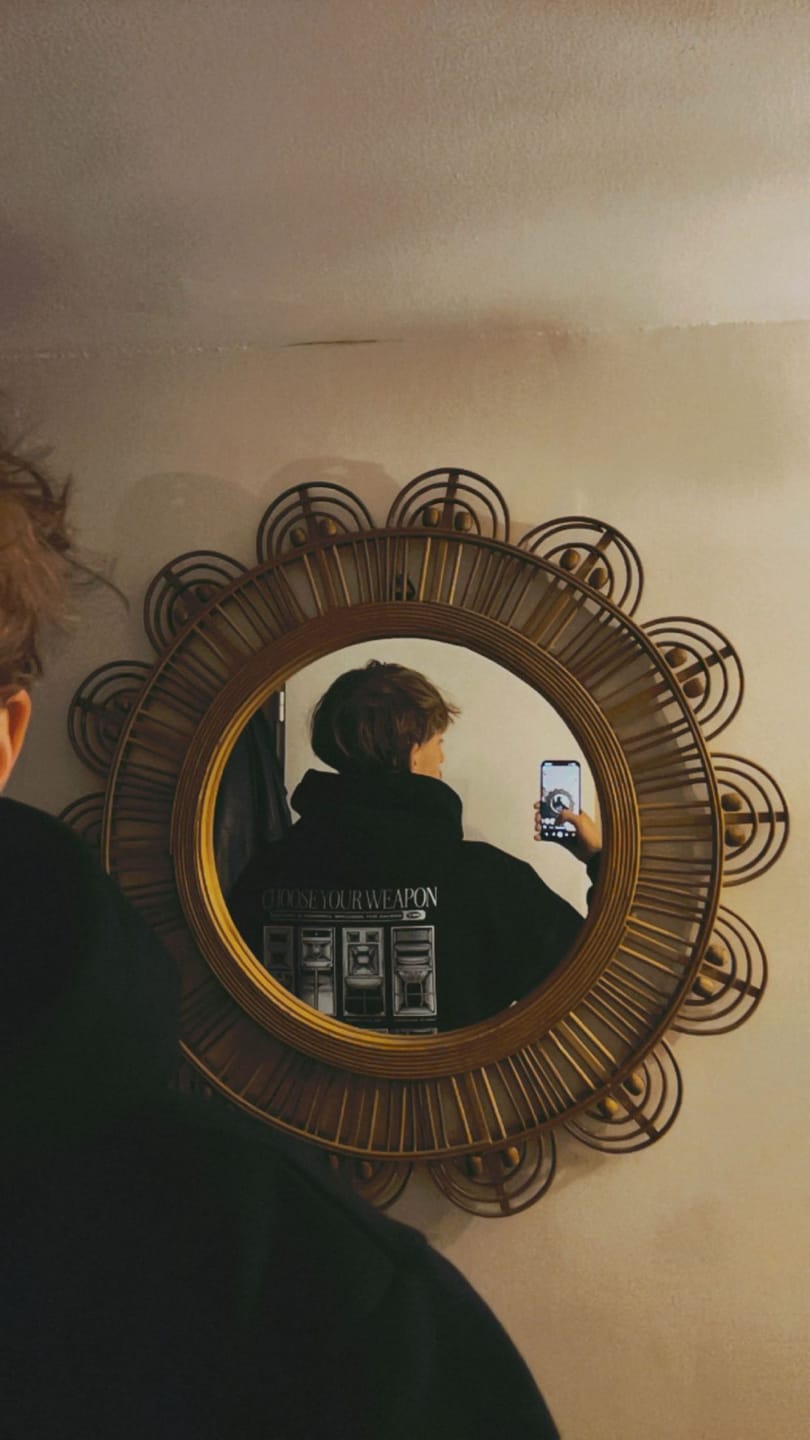 Customer photo review of Choose Your Weapon - Hoodie