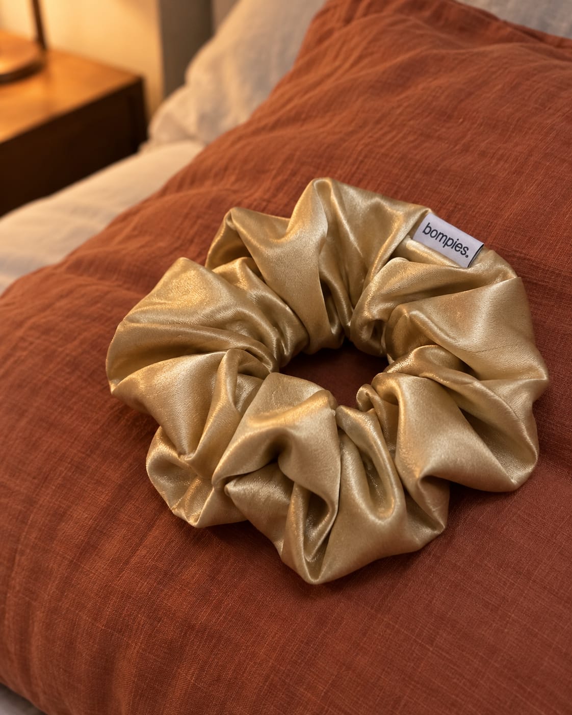 Customer photo review of 100% Mulberry Silk Hair Scrunchies