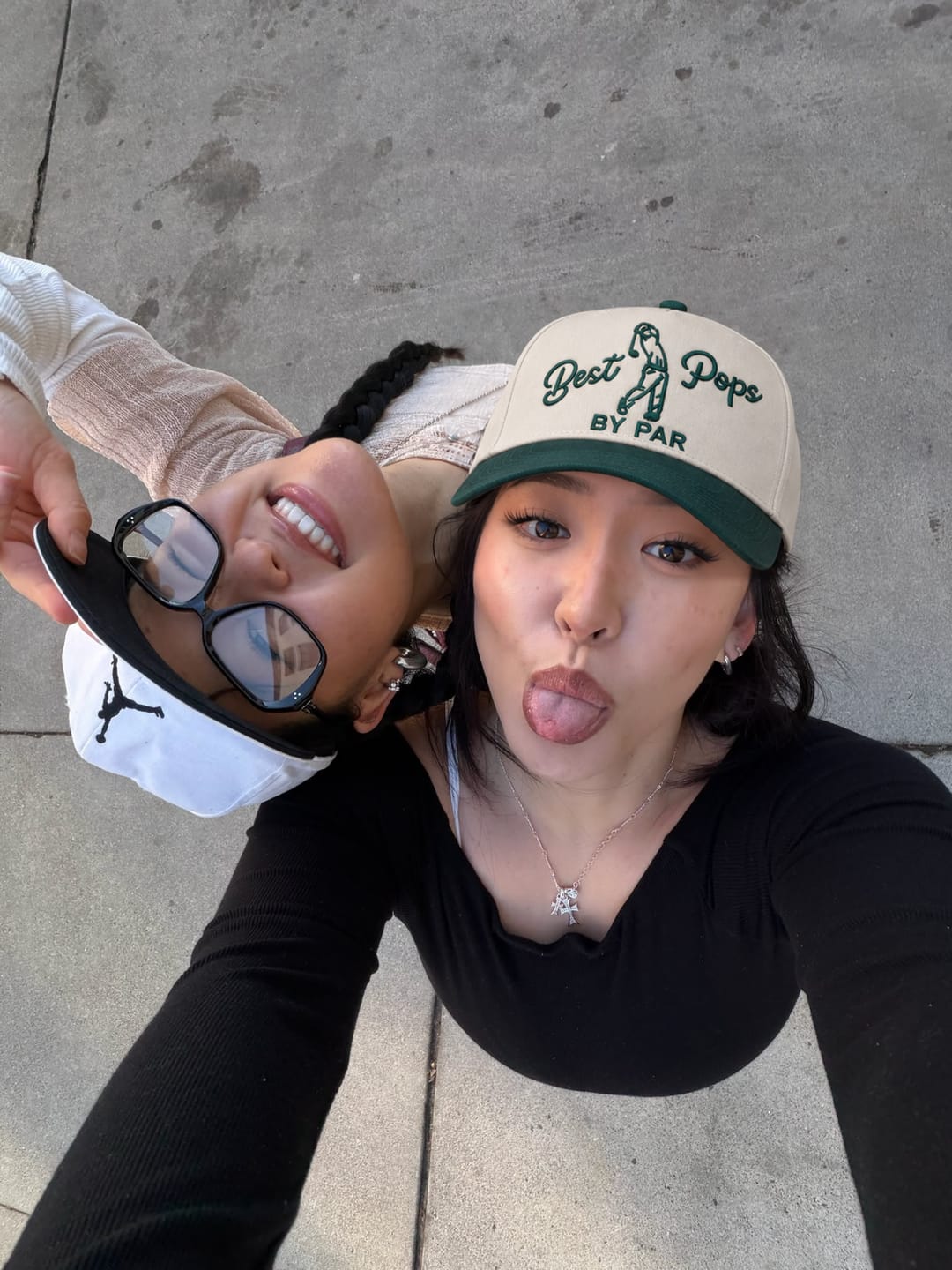 Customer photo review of Custom Best Pops By Par Embroidered Snapback Hat – Funny Golf Gift for Dad