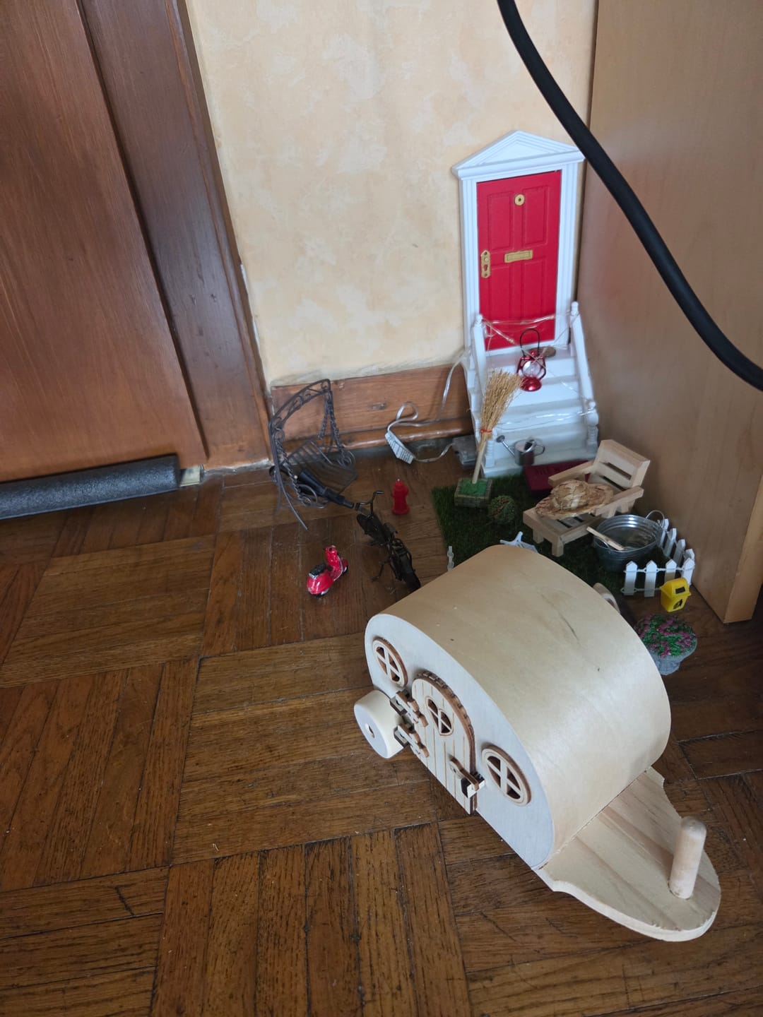Customer photo review of Wichtel Wohnwagen "Rollende Rübe"