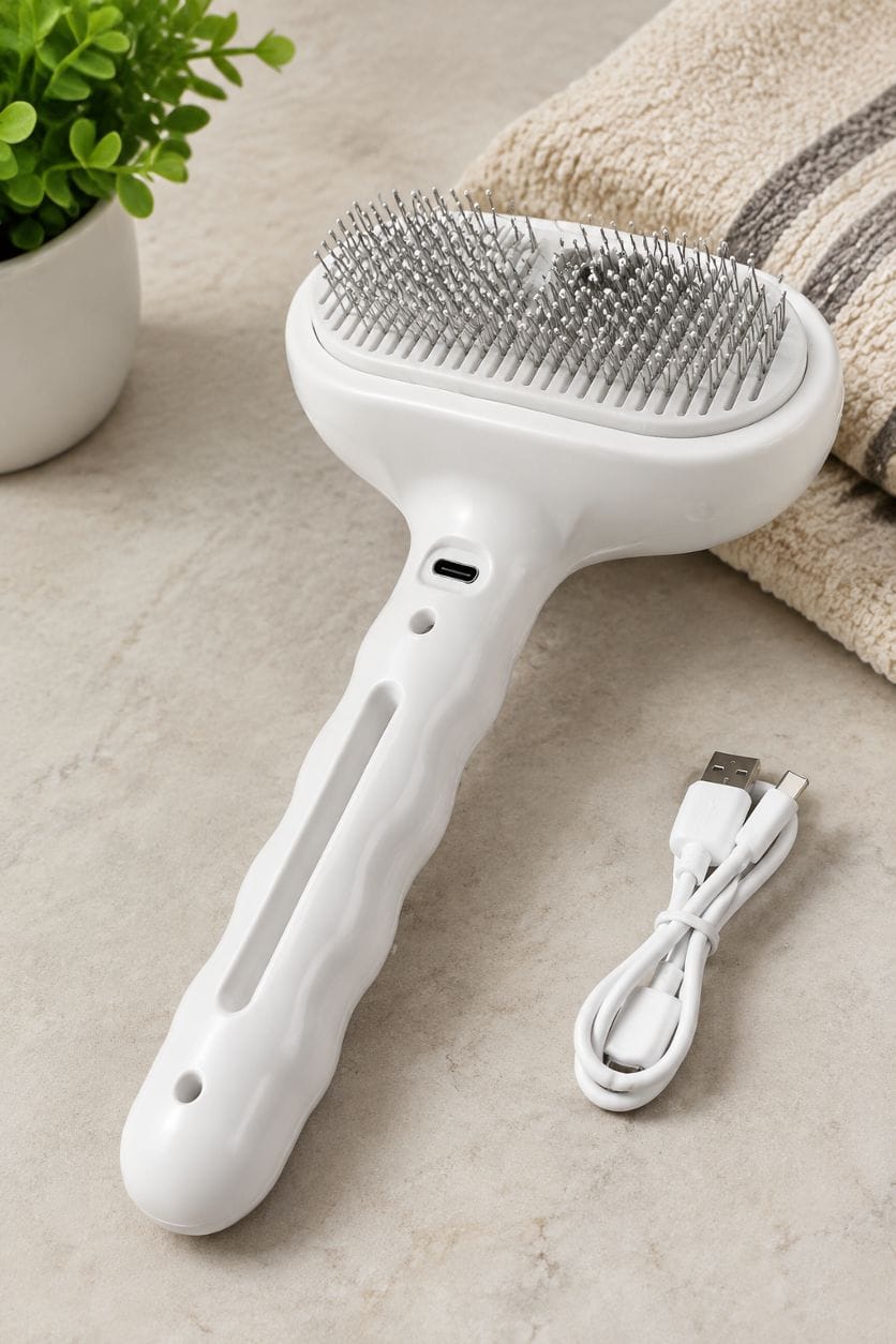 Customer photo review of TheGroomy™ Remover Brush + Cleasing Mist Set
