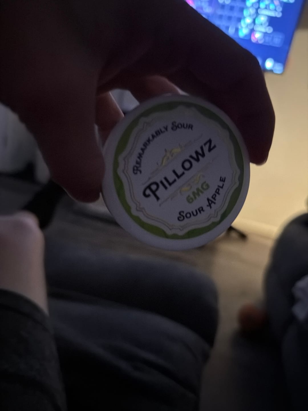 Customer photo review of Sour Pouches 5-Can Multi Flavor Pack