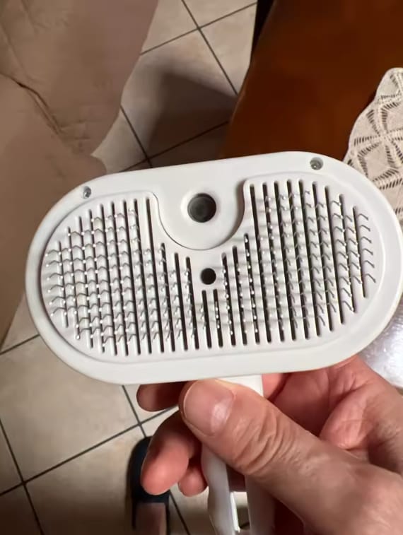 Customer photo review of TheGroomy™ Remover Brush + Cleasing Mist Set