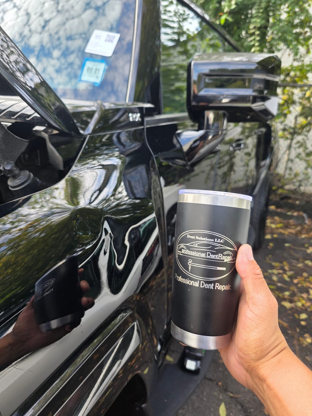 Customer photo review of Custom Engraved Tumbler Sample (For Businesses Considering Bulk Orders 20+)