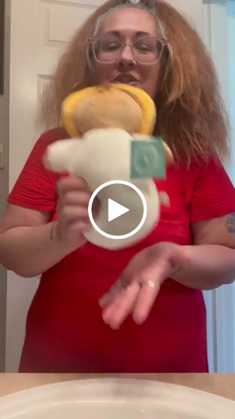 Customer video review of Baby Jesus Cuddle Plush
