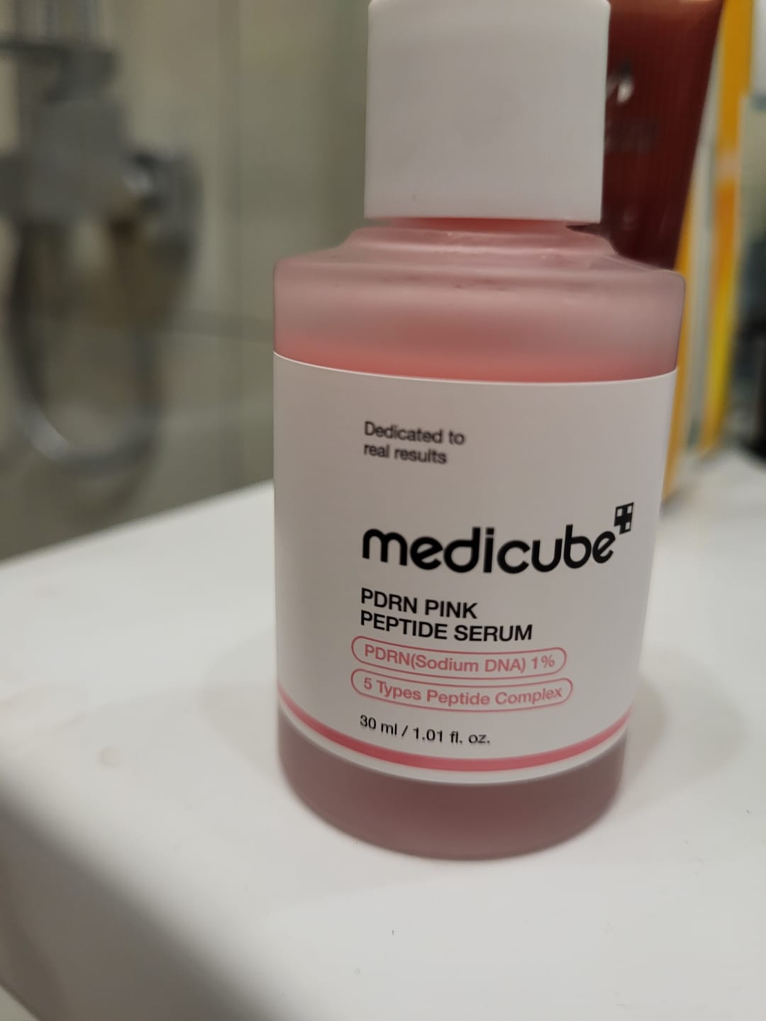 Customer photo review of Liftinga serums ar PDRN un peptīdiem Medicube PDRN Pink Peptide Serum