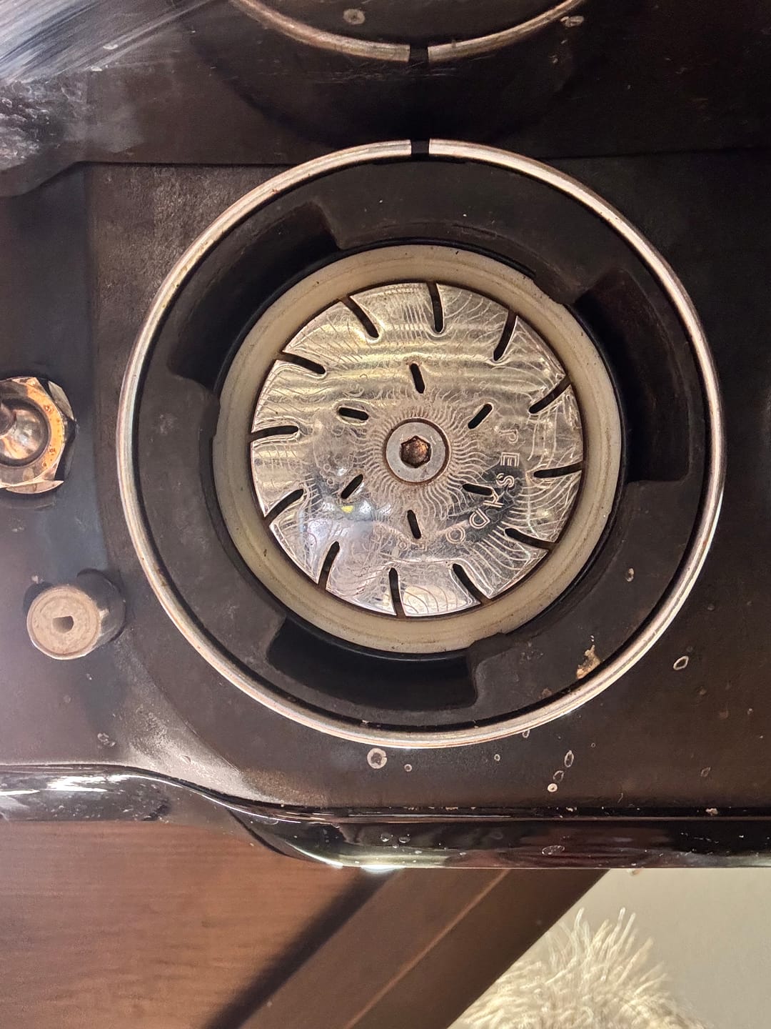 Customer photo review of High Diffusion Espresso Shower Screen - Breville