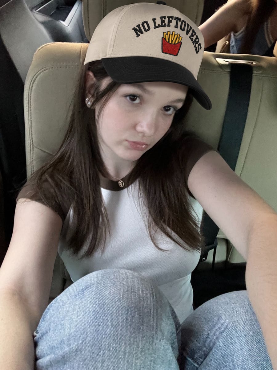 Customer photo review of Personalized Snapback Hat - Custom Text Embroidered Snapback Hat