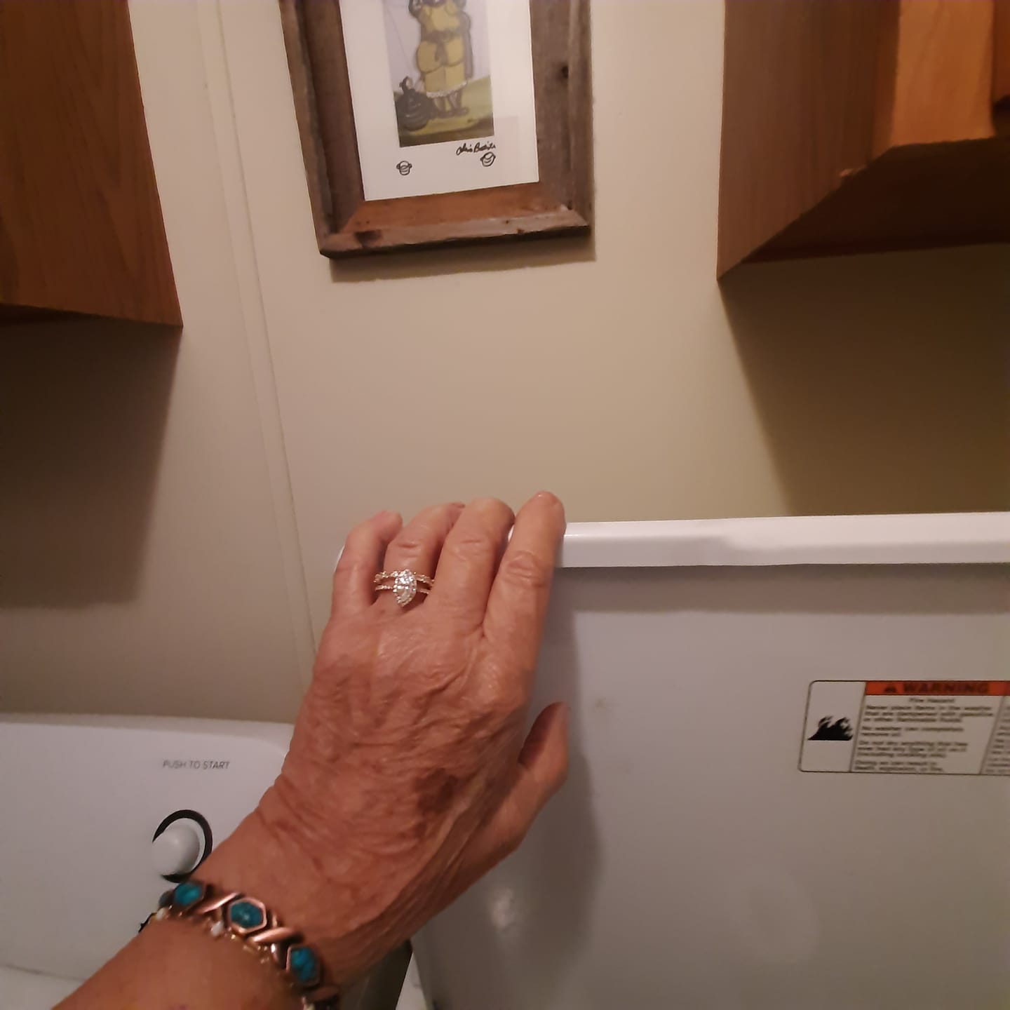 Customer photo review of Marquise-Cut Moissanite Halo Ring with Pavé Band