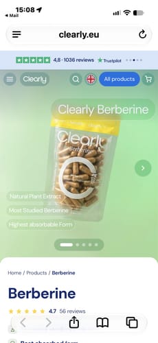 Customer photo review of Berberine