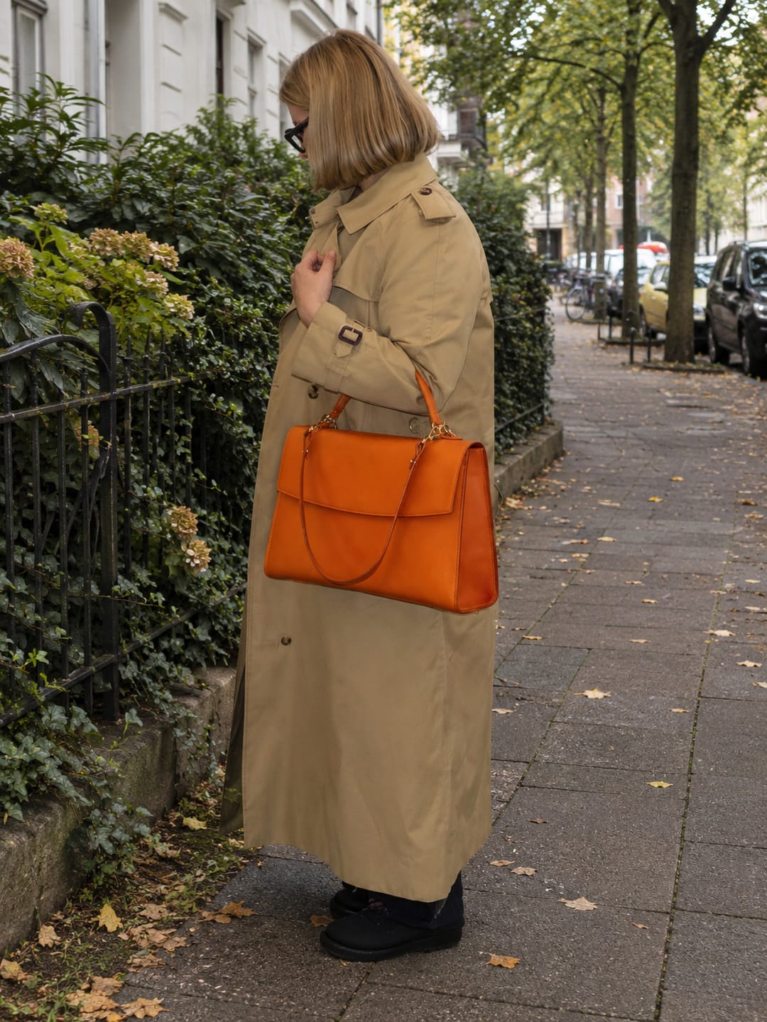 Customer photo review of DIY-Box: The Business Bag *Runde Klappe*