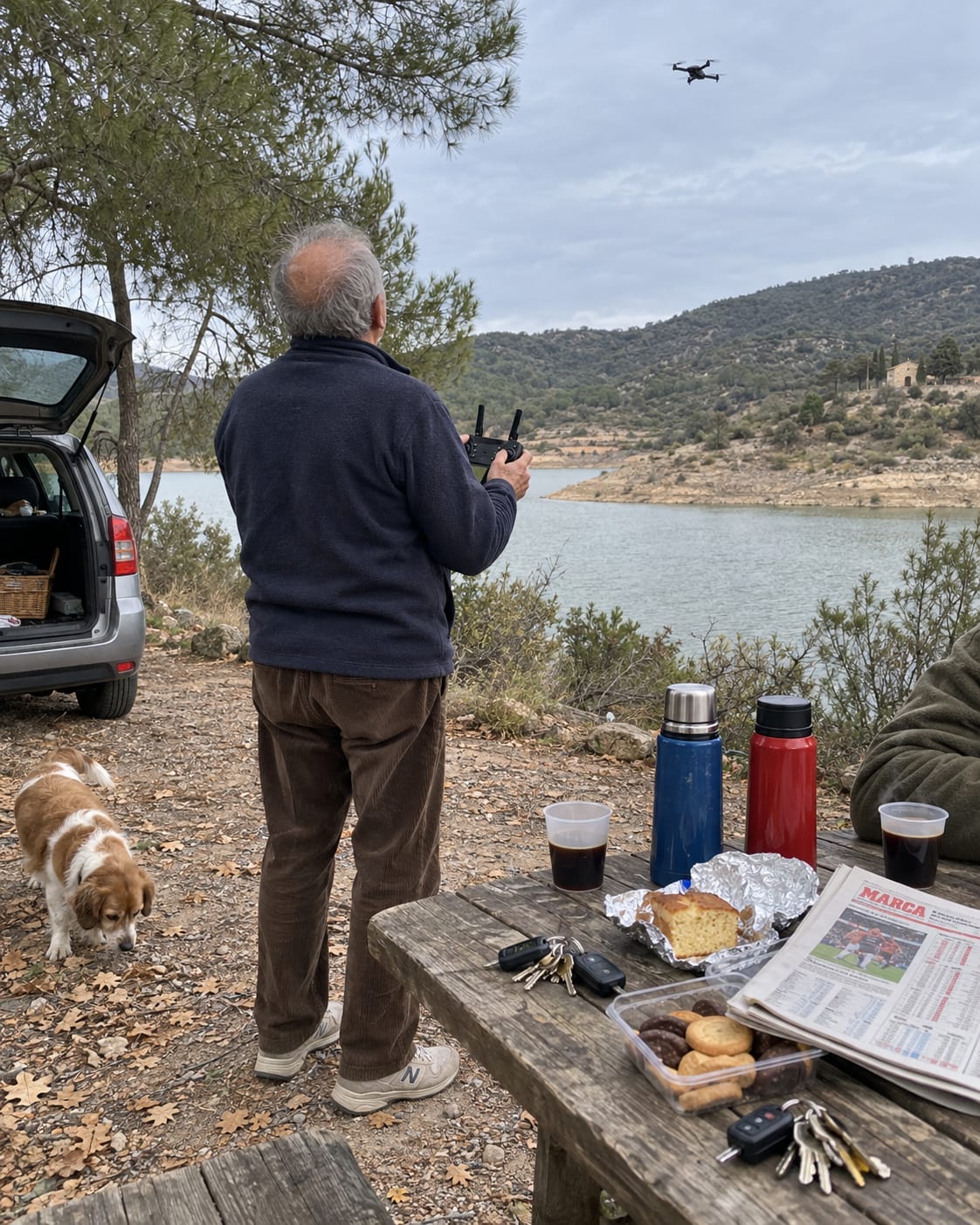 Customer photo review of Dron Plegable con Doble Cámara y WiFi