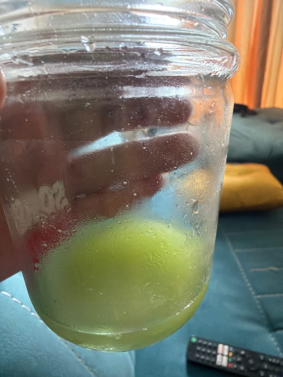 Customer photo review of Dynamite Pre-Workout Caffeine Free (195g, 15 Servs) | Green Apple