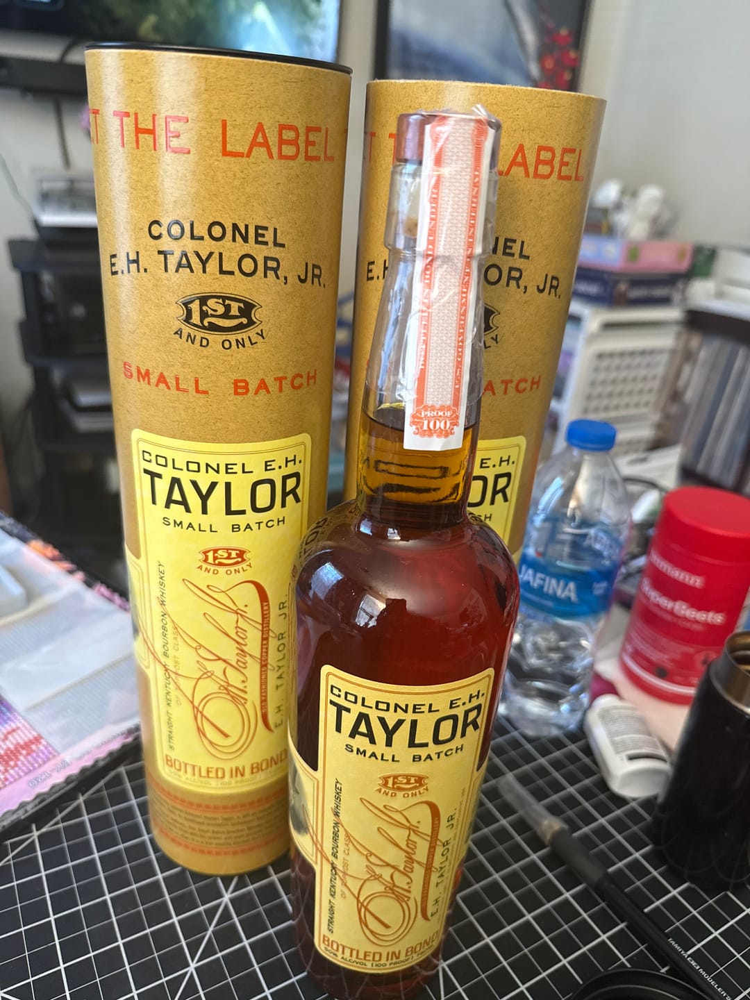 Customer photo review of Colonel E.H. Taylor Small Batch Bourbon Whiskey