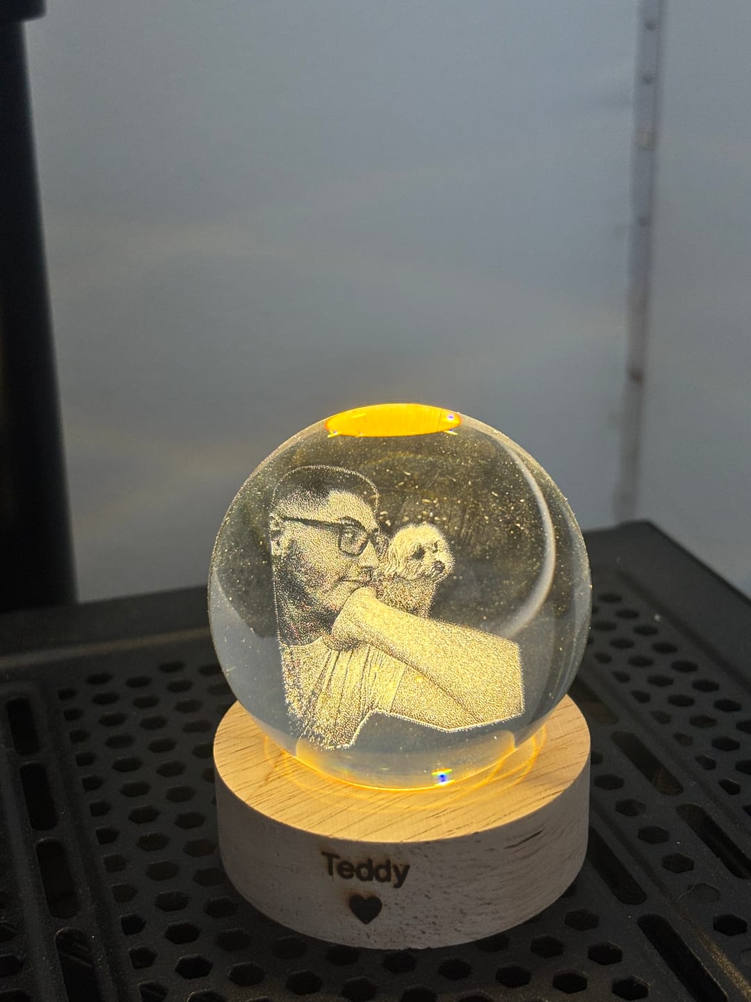 Customer photo review of Esfera de Cristal