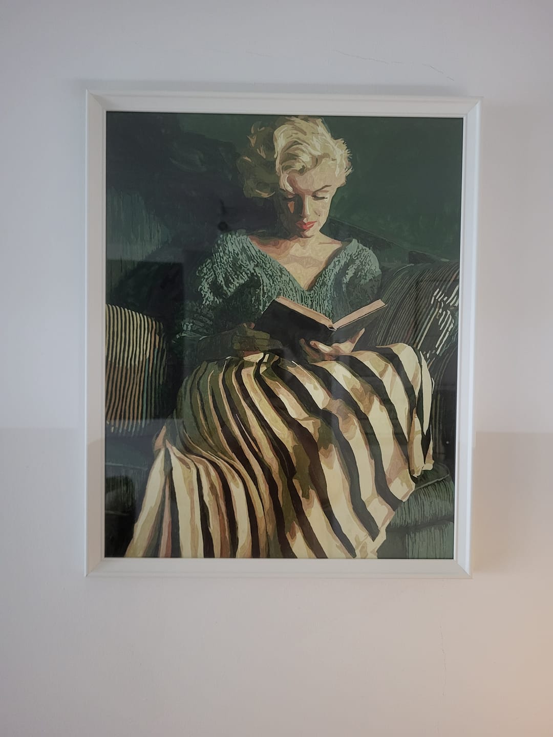 Customer photo review of Malen nach Zahlen - Lesende Marilyn