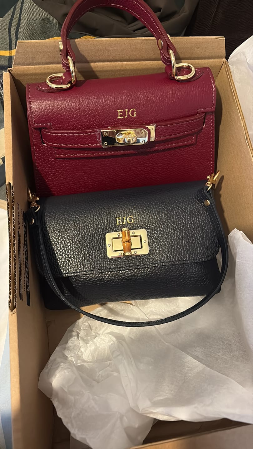 Customer photo review of Mini Polly Top Handle Bag