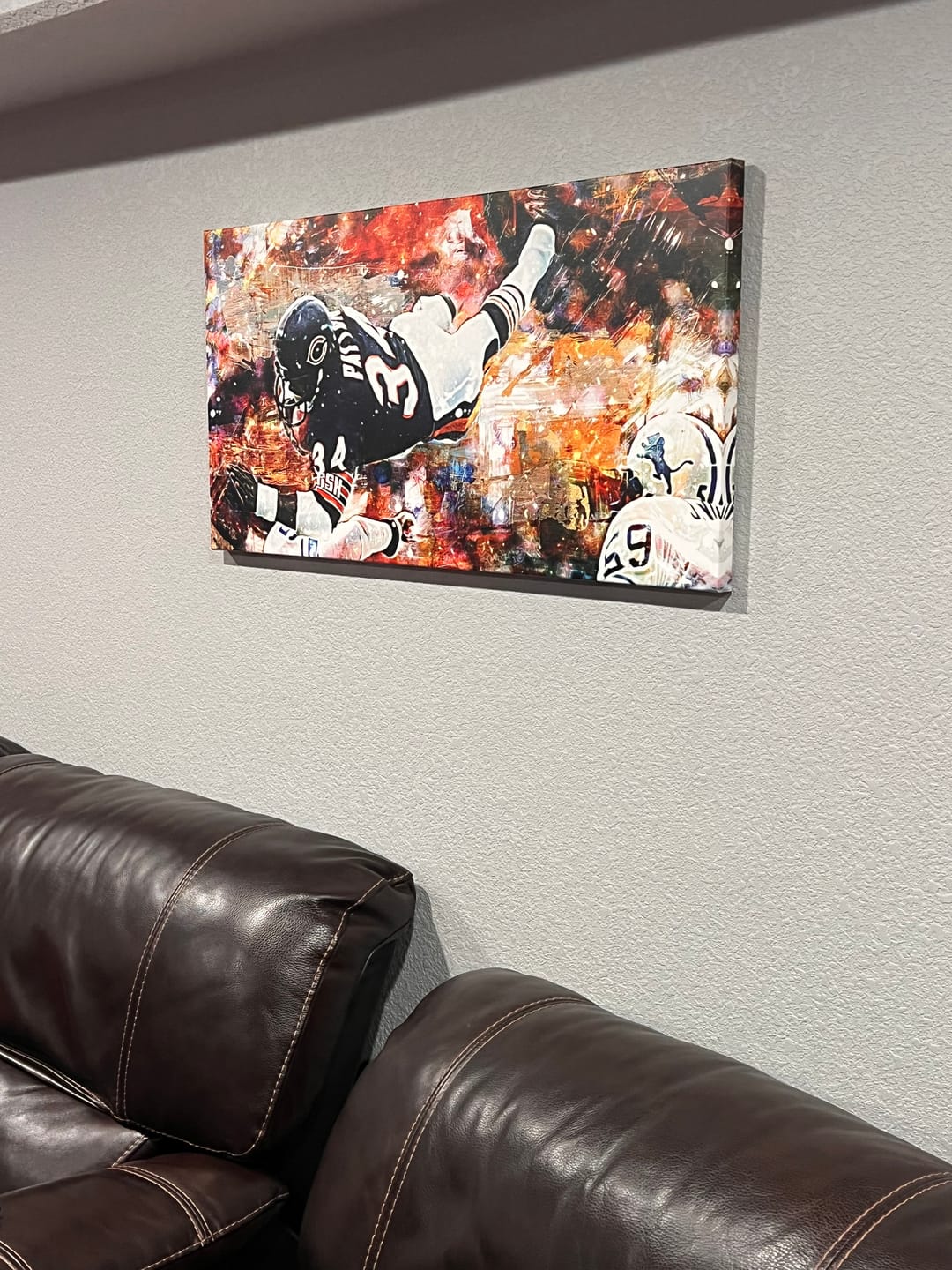 Customer photo review of Create Your Own Legendary Wall Art