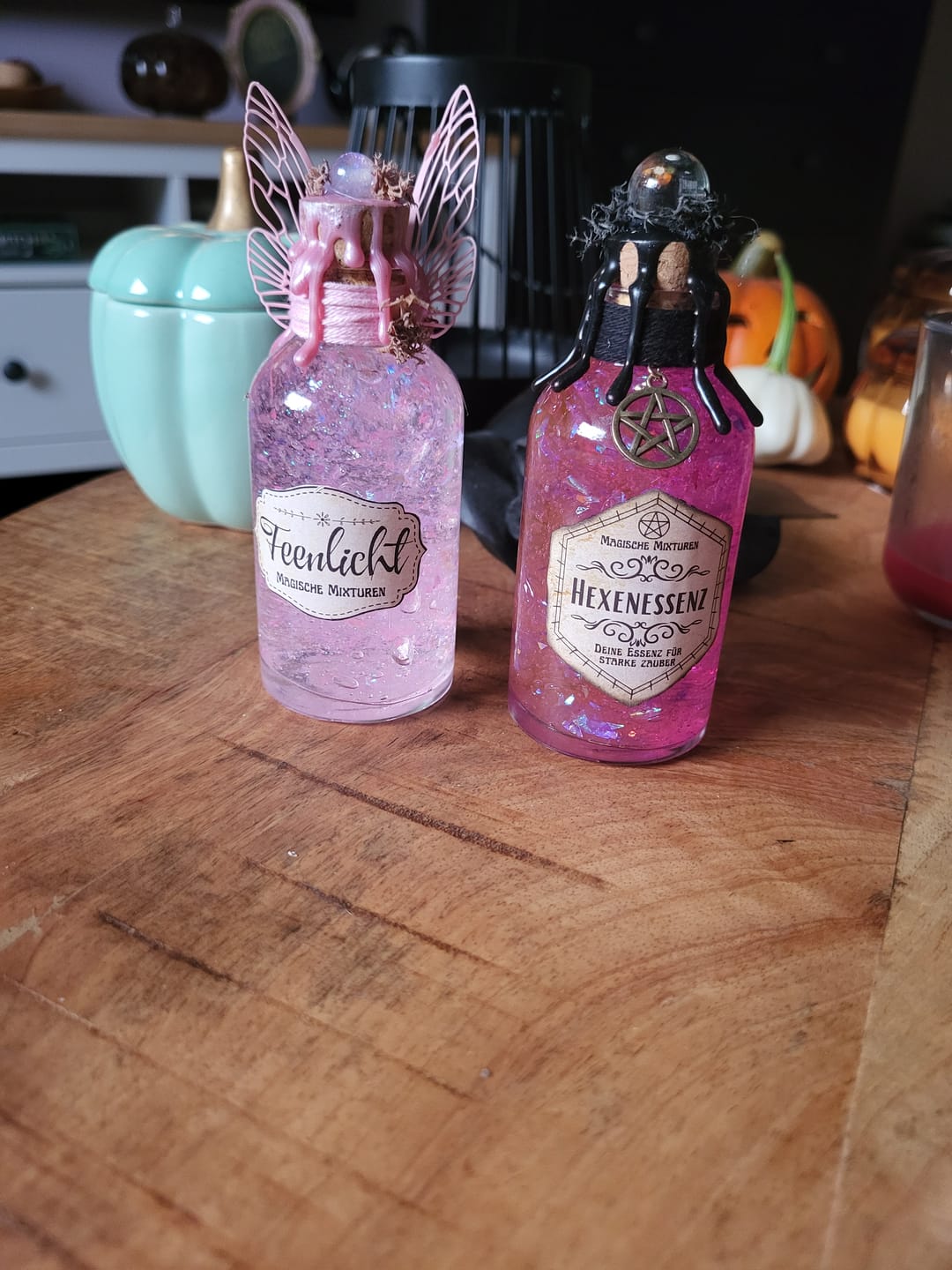Customer photo review of Zaubertrank Flasche Deko – Feenlicht