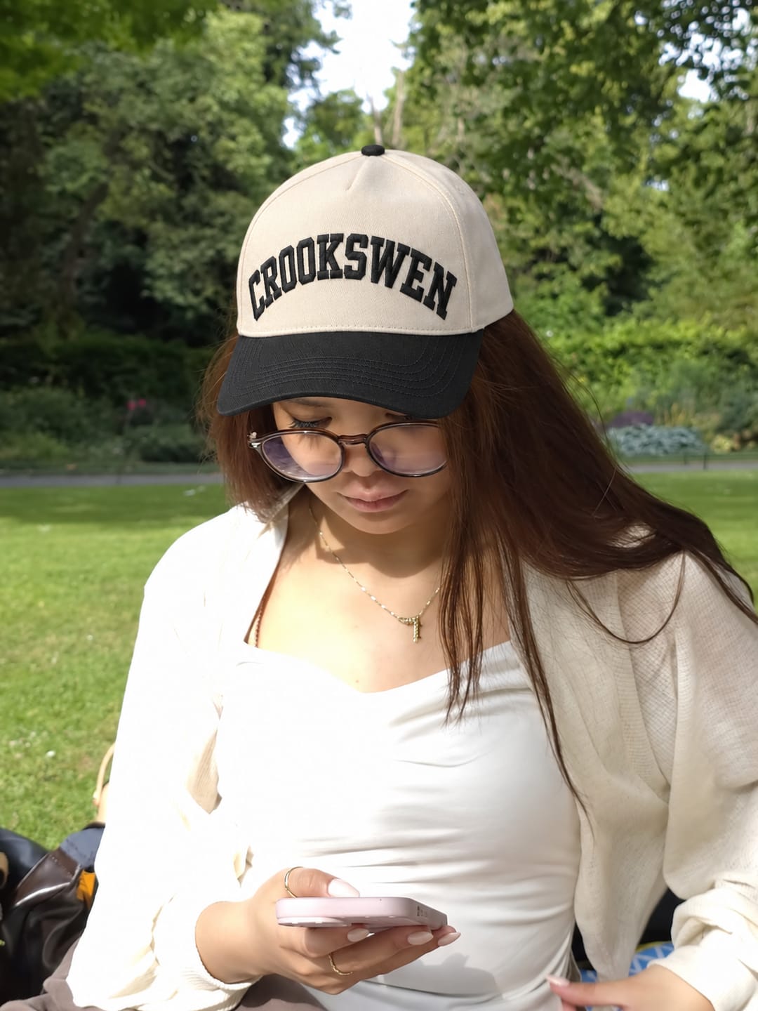 Customer photo review of Upside Down Snapback Hat - Custom Text Snapback Hat