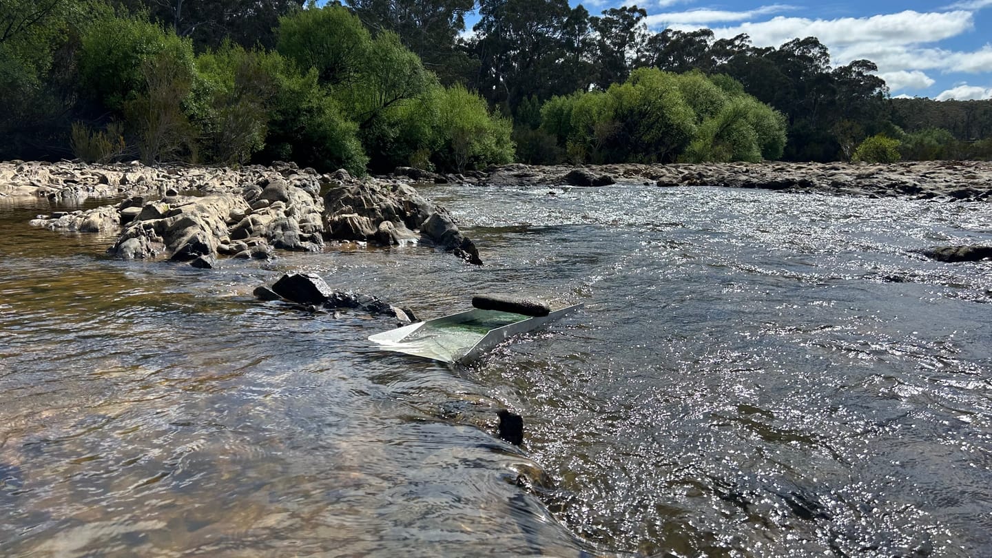 Customer photo review of 888 Gold Rat sluice - with Mini cell Dream mat