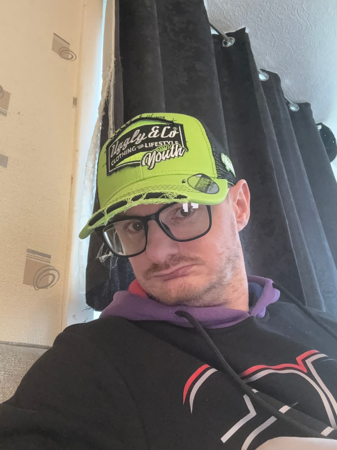 Customer photo review of Fluro Diamond Trucker Hat x Kyle Ryde #1 [Limited Edition]
