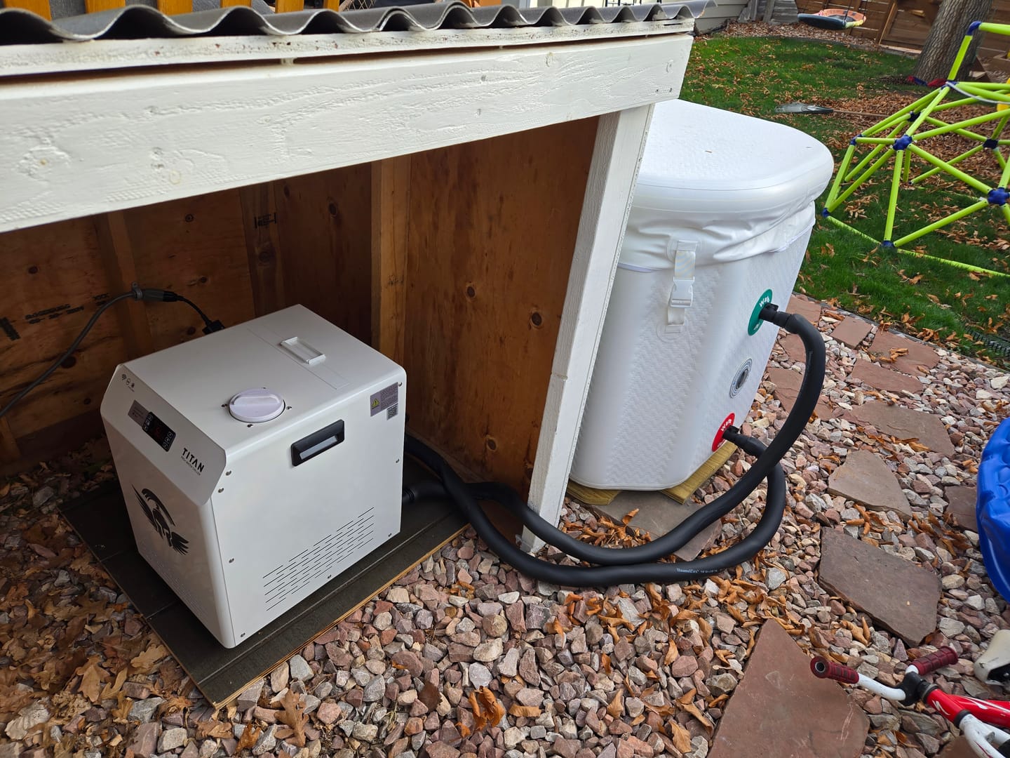 Customer photo review of 1 HP Universal Cold Plunge Chiller