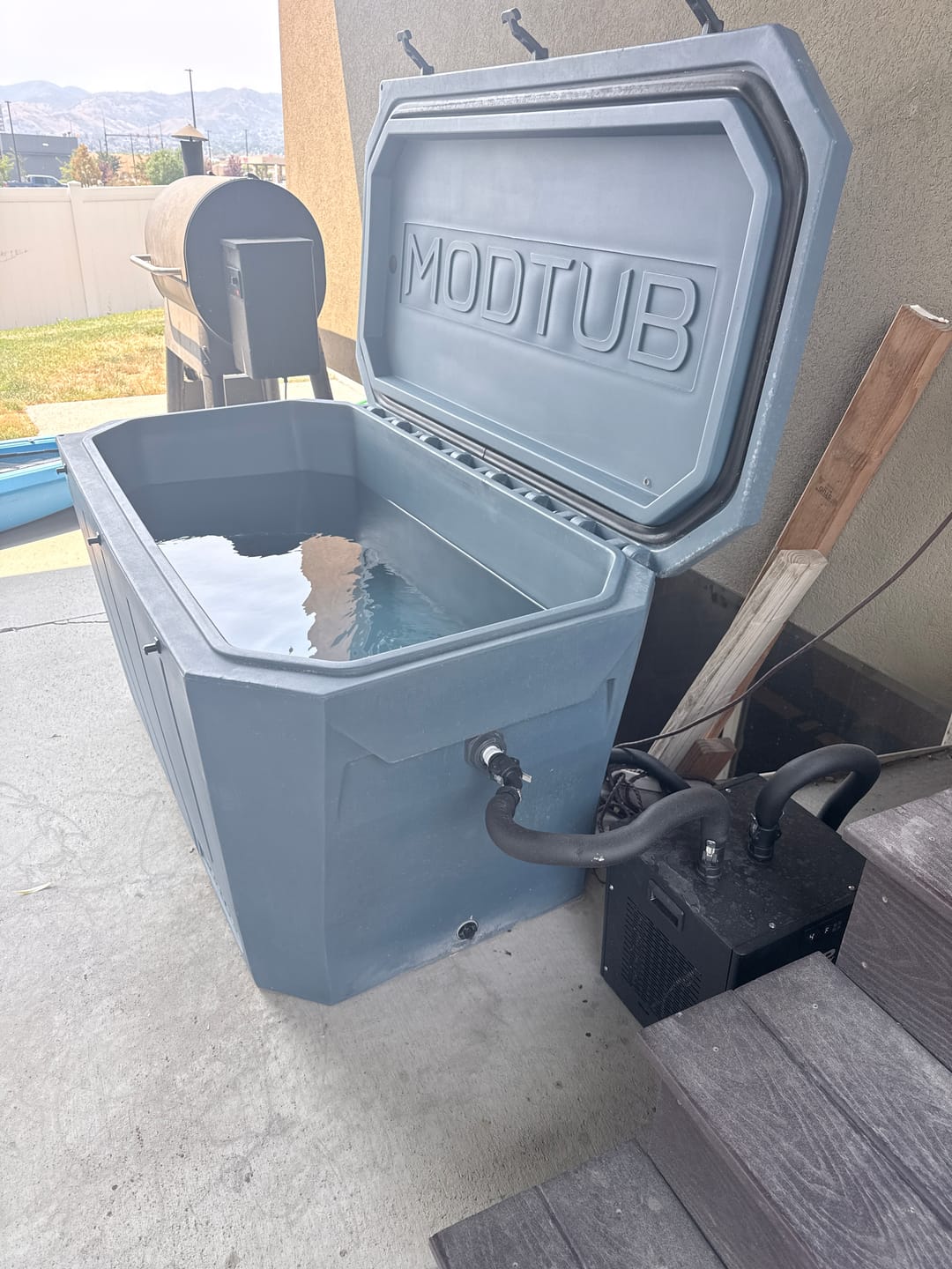 Customer photo review of The Universal Ice Bath Chiller