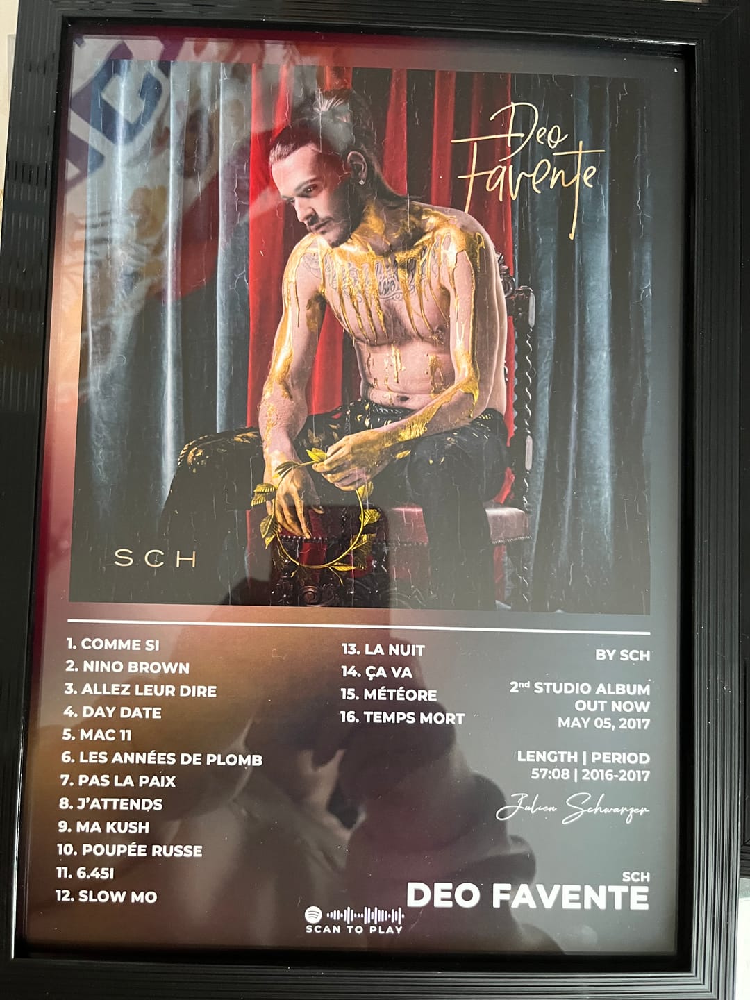Customer photo review of Deo Favente SCH Poster